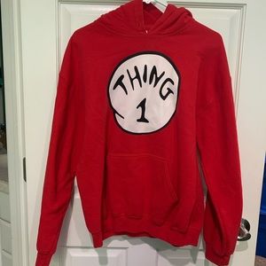 Barely worn thing 1 hoodie . Great for Halloween